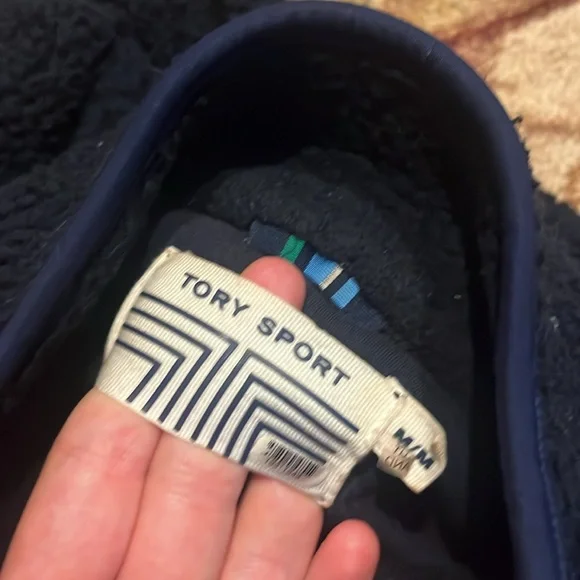 Tory Burch Sport Quilted Colorblock Jacket - Picture 6 of 7